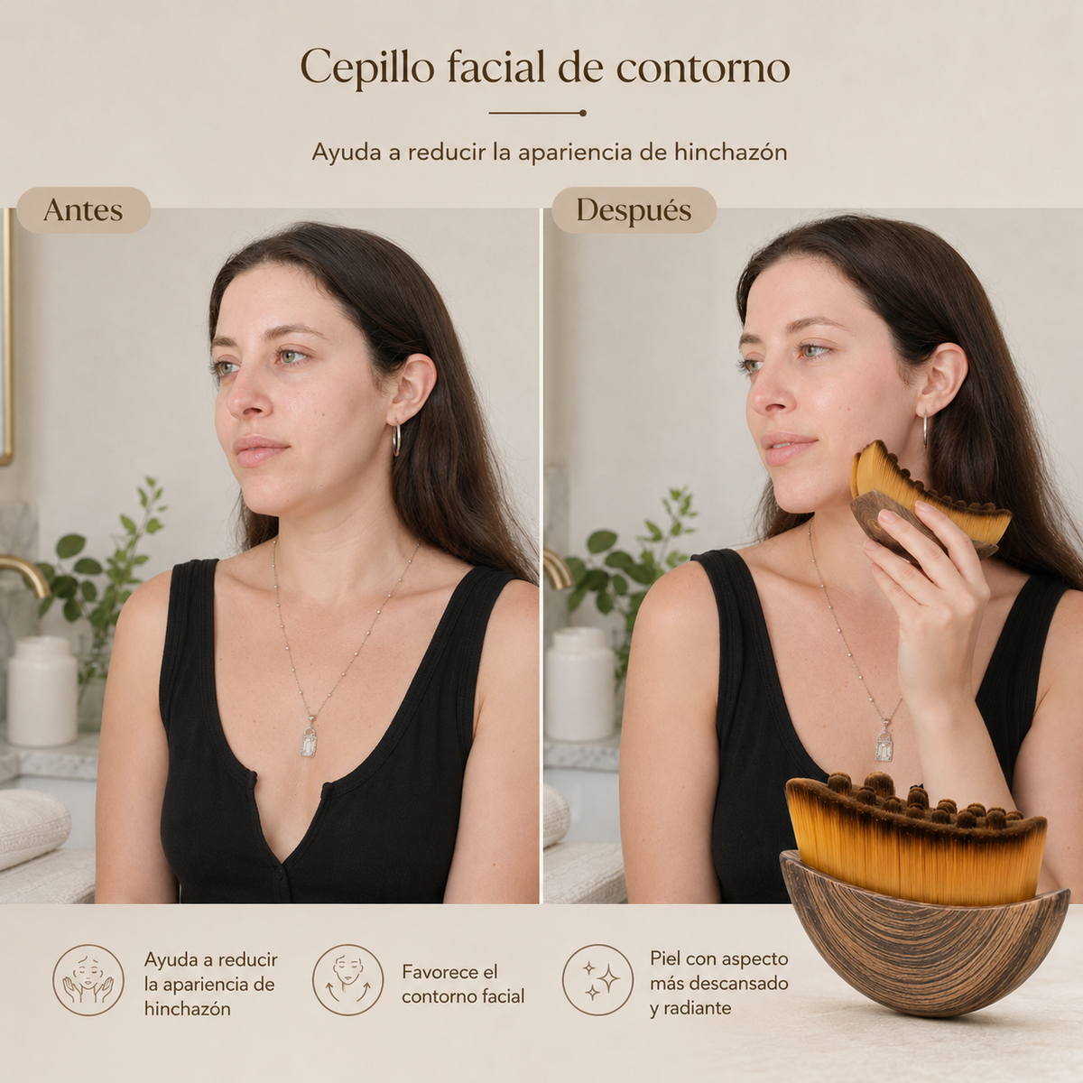 Cepillo Facial Para Contorno Linfatico